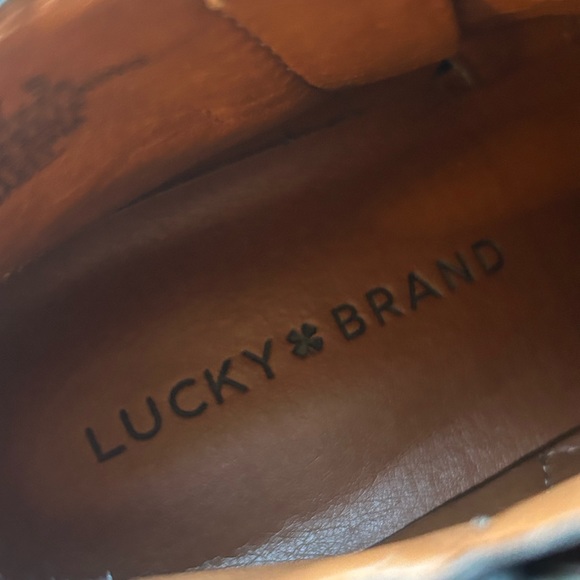 Lucky Brand Basel Leather Snakeskin Women’s Ankle Booties Boots - Picture 10 of 15